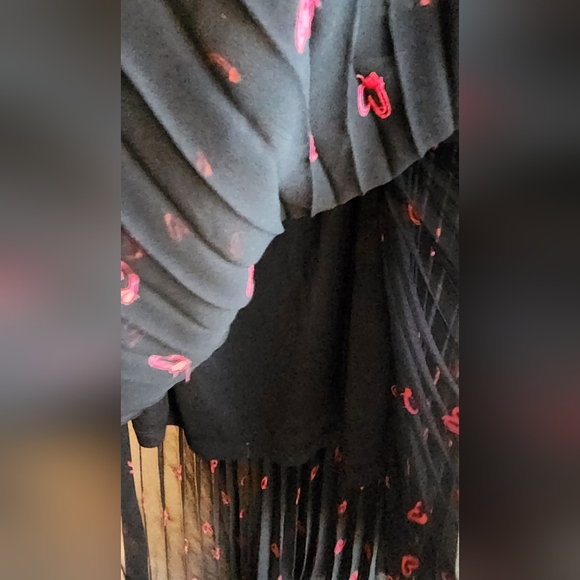 Maje Women's Black and Red Dress Size Small - Picture 11 of 14